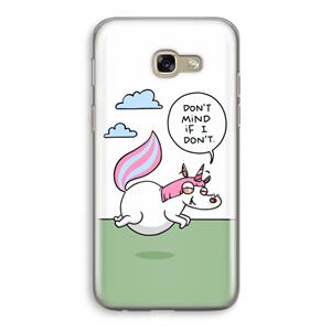 CaseCompany Unicorn: Samsung Galaxy A5 (2017) Transparant Hoesje