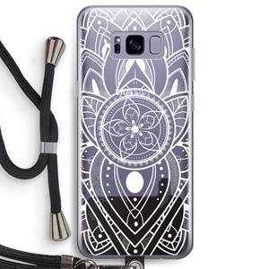 CaseCompany It's Complicated: Samsung Galaxy S8 Plus Transparant Hoesje met koord
