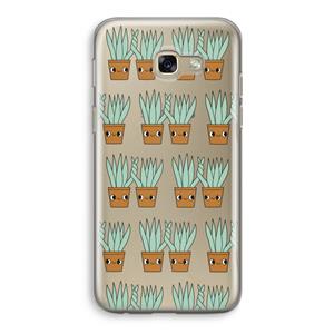 CaseCompany Sansevieria: Samsung Galaxy A5 (2017) Transparant Hoesje