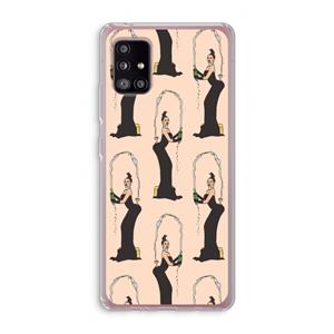 CaseCompany Pop Some Kim: Samsung Galaxy A51 5G Transparant Hoesje