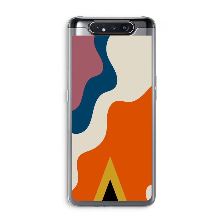 CaseCompany Noor A: Samsung Galaxy A80 Transparant Hoesje