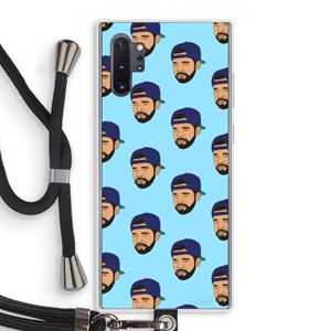 CaseCompany Drake Away: Samsung Galaxy Note 10 Plus Transparant Hoesje met koord
