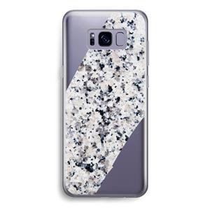 CaseCompany Gespikkelde marmer: Samsung Galaxy S8 Transparant Hoesje