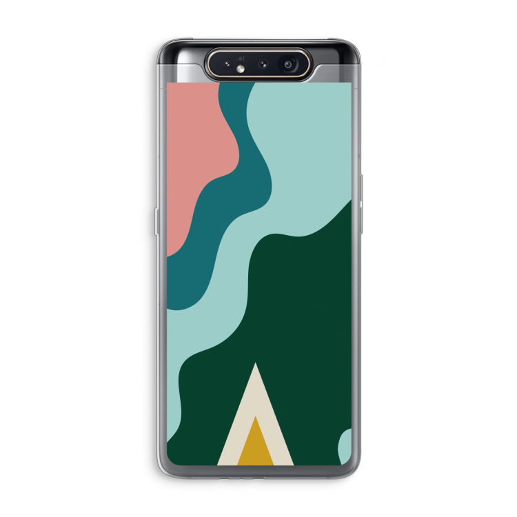 CaseCompany Noor B: Samsung Galaxy A80 Transparant Hoesje