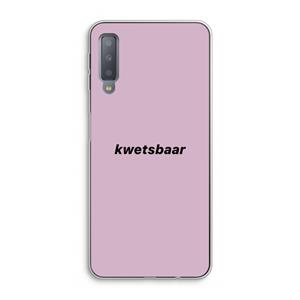 CaseCompany kwetsbaar: Samsung Galaxy A7 (2018) Transparant Hoesje