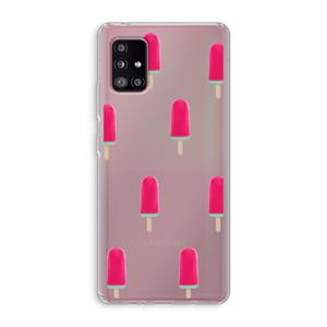 CaseCompany Waterijsje: Samsung Galaxy A51 5G Transparant Hoesje