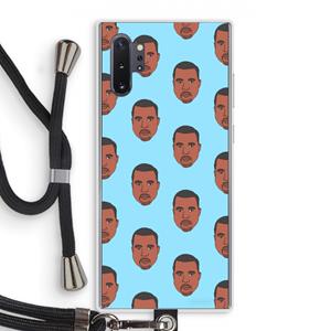 CaseCompany Kanye Call Me℃: Samsung Galaxy Note 10 Plus Transparant Hoesje met koord