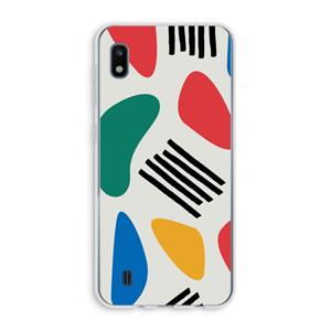 CaseCompany Illustratieve pop 1: Samsung Galaxy A10 Transparant Hoesje