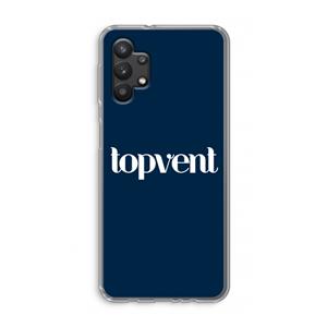 CaseCompany Topvent Navy: Samsung Galaxy A32 5G Transparant Hoesje
