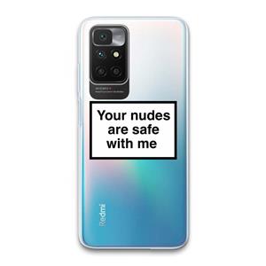 CaseCompany Safe with me: Xiaomi Redmi 10 Transparant Hoesje