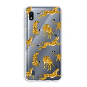 CaseCompany Luipaard: Samsung Galaxy A10 Transparant Hoesje
