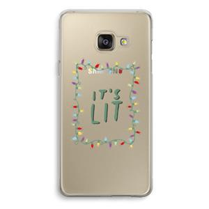 CaseCompany It's Lit: Samsung Galaxy A3 (2016) Transparant Hoesje