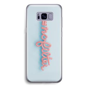 CaseCompany nofilter: Samsung Galaxy S8 Transparant Hoesje