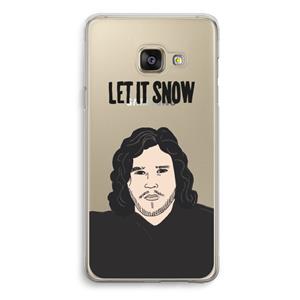 CaseCompany Let It Snow: Samsung Galaxy A3 (2016) Transparant Hoesje