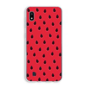 CaseCompany Watermelon: Samsung Galaxy A10 Transparant Hoesje