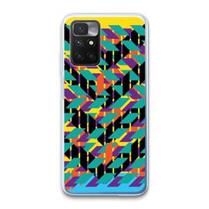 CaseCompany Skew Bee 1: Xiaomi Redmi 10 Transparant Hoesje