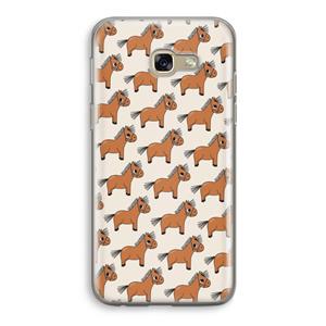 CaseCompany Pony: Samsung Galaxy A5 (2017) Transparant Hoesje