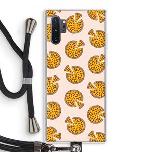 CaseCompany You Had Me At Pizza: Samsung Galaxy Note 10 Plus Transparant Hoesje met koord