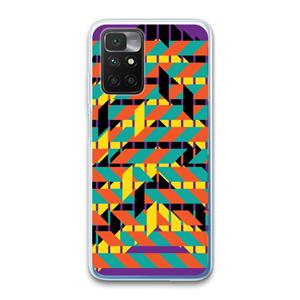 CaseCompany Skew Bee 2: Xiaomi Redmi 10 Transparant Hoesje