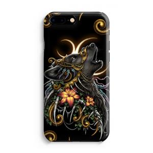 CaseCompany Huilende Wolf: Volledig Geprint iPhone 7 Plus Hoesje