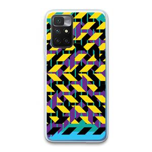 CaseCompany Skew Bee 3: Xiaomi Redmi 10 Transparant Hoesje
