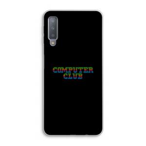 CaseCompany Retro: Samsung Galaxy A7 (2018) Transparant Hoesje