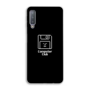 CaseCompany Hello: Samsung Galaxy A7 (2018) Transparant Hoesje