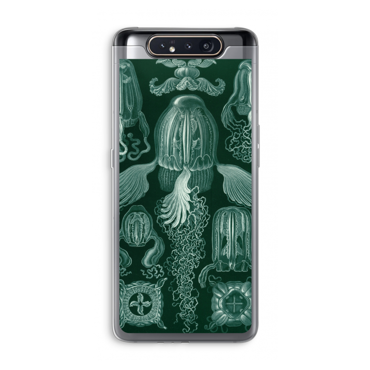 CaseCompany Haeckel Cubomedusae: Samsung Galaxy A80 Transparant Hoesje