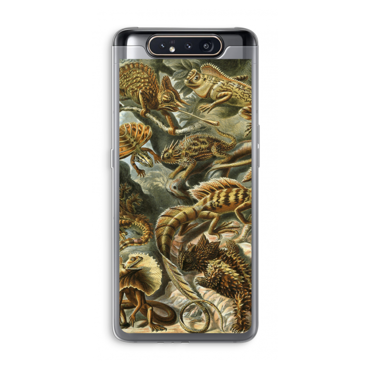 CaseCompany Haeckel Lacertilia: Samsung Galaxy A80 Transparant Hoesje