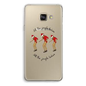 CaseCompany Jingle Ladies: Samsung Galaxy A3 (2016) Transparant Hoesje