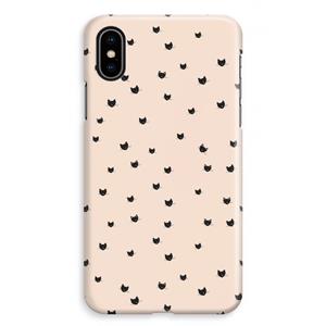 CaseCompany Kleine kattenkopjes: iPhone XS Max Volledig Geprint Hoesje