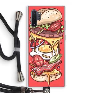 CaseCompany Diet Coke Please: Samsung Galaxy Note 10 Plus Transparant Hoesje met koord