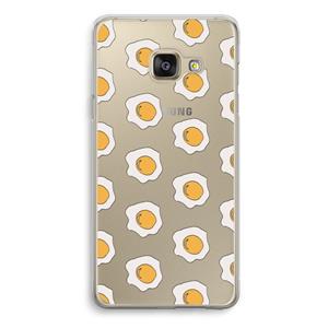 CaseCompany Bacon to my eggs #1: Samsung Galaxy A3 (2016) Transparant Hoesje