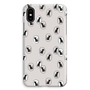 CaseCompany Miauw: iPhone XS Max Volledig Geprint Hoesje