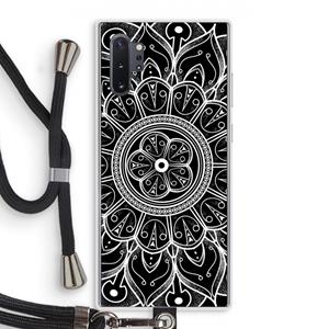 CaseCompany Roses Are Red: Samsung Galaxy Note 10 Plus Transparant Hoesje met koord