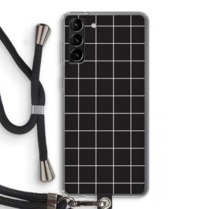 CaseCompany Rooster 2: Samsung Galaxy S21 Plus Transparant Hoesje met koord