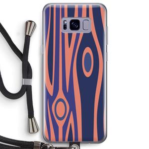 CaseCompany Bast A: Samsung Galaxy S8 Plus Transparant Hoesje met koord