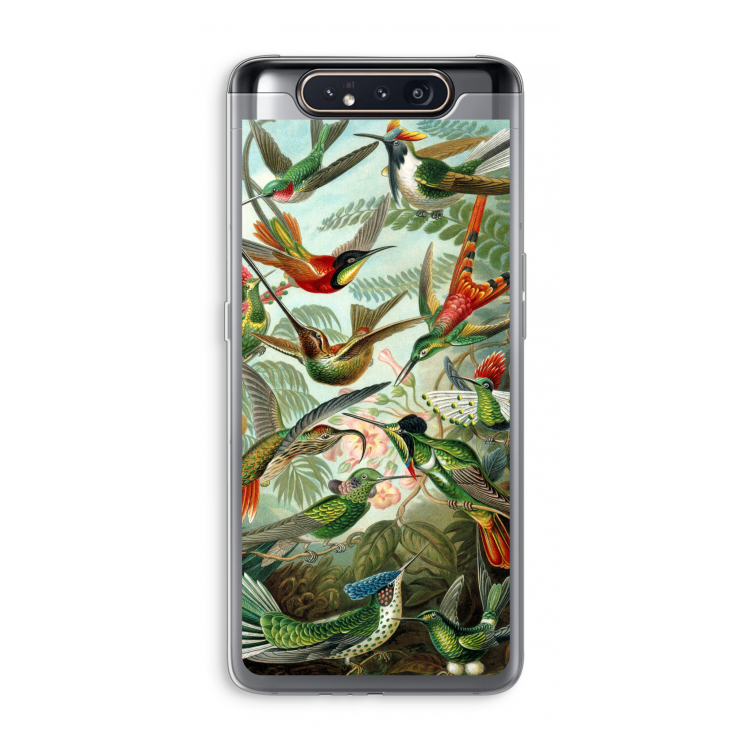 CaseCompany Haeckel Trochilidae: Samsung Galaxy A80 Transparant Hoesje
