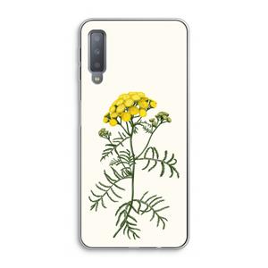 CaseCompany Tansy: Samsung Galaxy A7 (2018) Transparant Hoesje