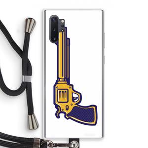 CaseCompany Pew Pew Pew: Samsung Galaxy Note 10 Plus Transparant Hoesje met koord