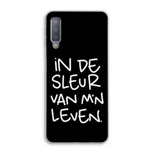 CaseCompany De Sleur: Samsung Galaxy A7 (2018) Transparant Hoesje