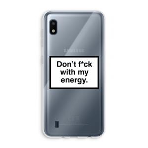 CaseCompany My energy: Samsung Galaxy A10 Transparant Hoesje