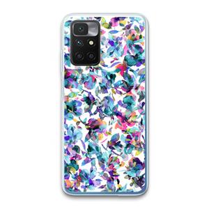 CaseCompany Hibiscus Flowers: Xiaomi Redmi 10 Transparant Hoesje