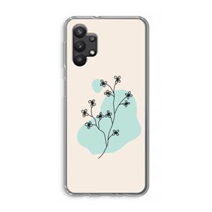 CaseCompany Love your petals: Samsung Galaxy A32 5G Transparant Hoesje