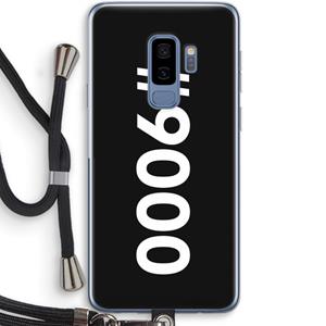 CaseCompany 9000: Samsung Galaxy S9 Plus Transparant Hoesje met koord
