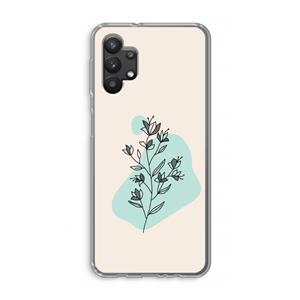CaseCompany Violets are blue: Samsung Galaxy A32 5G Transparant Hoesje