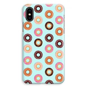 CaseCompany Donuts: iPhone XS Max Volledig Geprint Hoesje