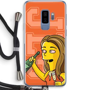 CaseCompany Jamie Lee Simpson: Samsung Galaxy S9 Plus Transparant Hoesje met koord