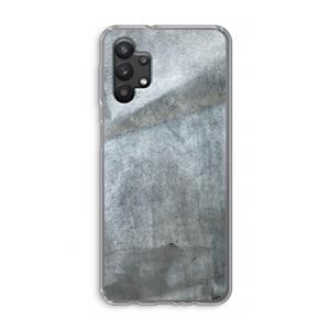 CaseCompany Grey Stone: Samsung Galaxy A32 5G Transparant Hoesje