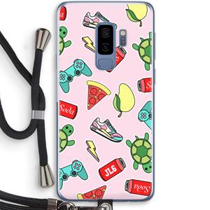 CaseCompany Things Jamie Loves: Samsung Galaxy S9 Plus Transparant Hoesje met koord